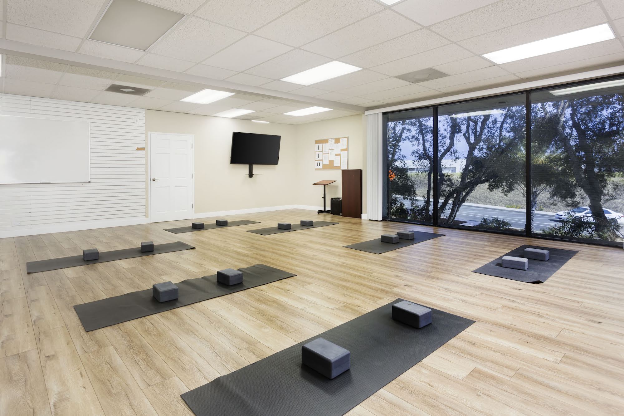 Yoga Room of the Clear Recovery Center intensive outpatient rehab in Redondo Beach